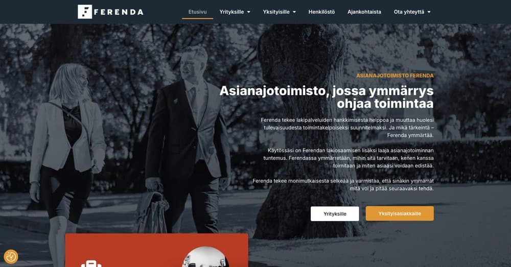 Asianajotoimisto Ferenda, asiantunteva oikeusapu